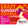 Crazy Sunday - Koopzondag 3 oktober 2010