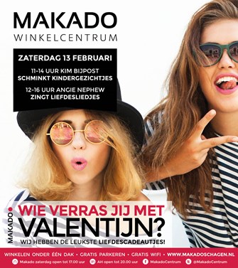 Valentijn in Makado Centrum Schagen - Zaterdag 13 februari